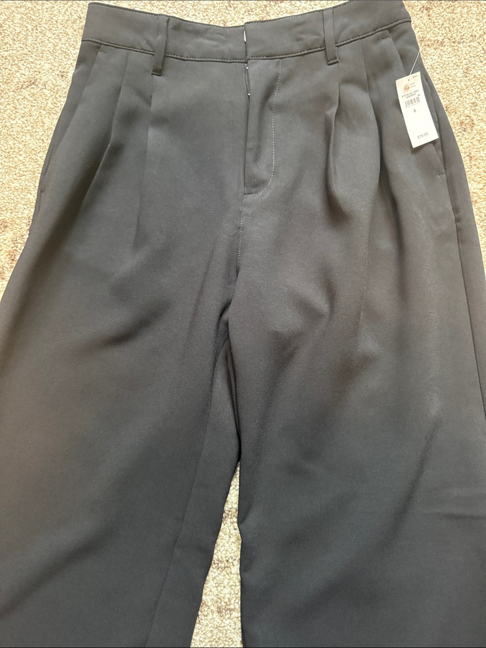 Gap  Black Pleated Dress Trousers